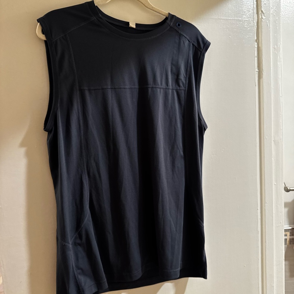 lululemon athletica Navy Blue Men's Tank Top